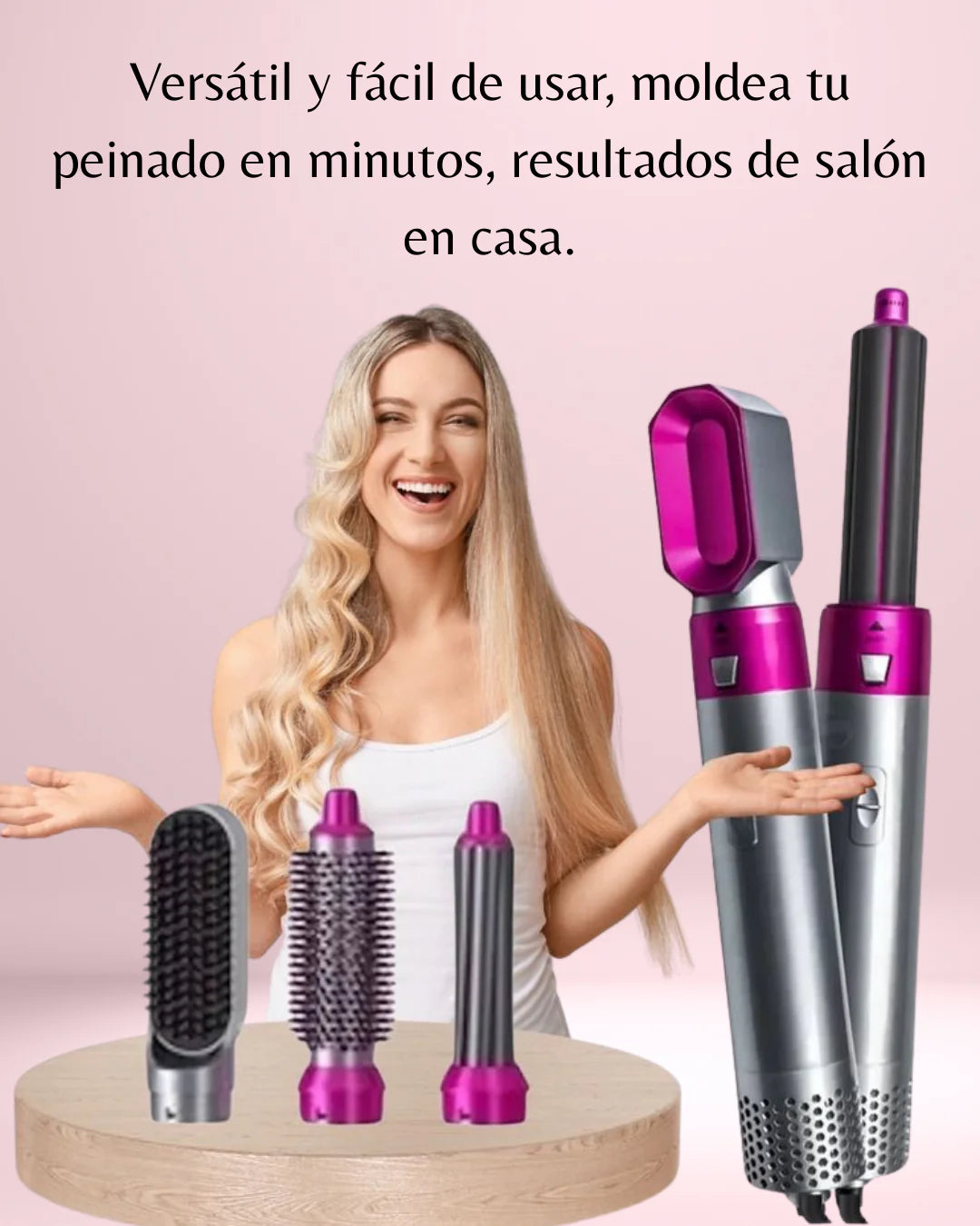 Cepillo Secador 5 En 1